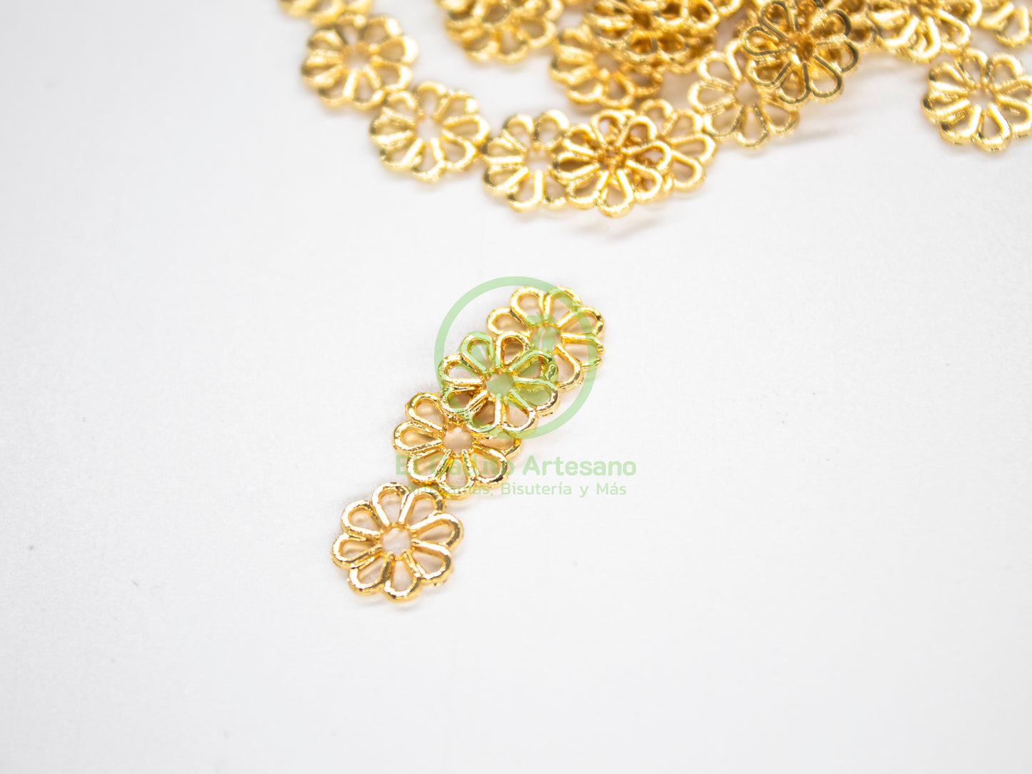 #726 Chapa de Oro - Dije Flor