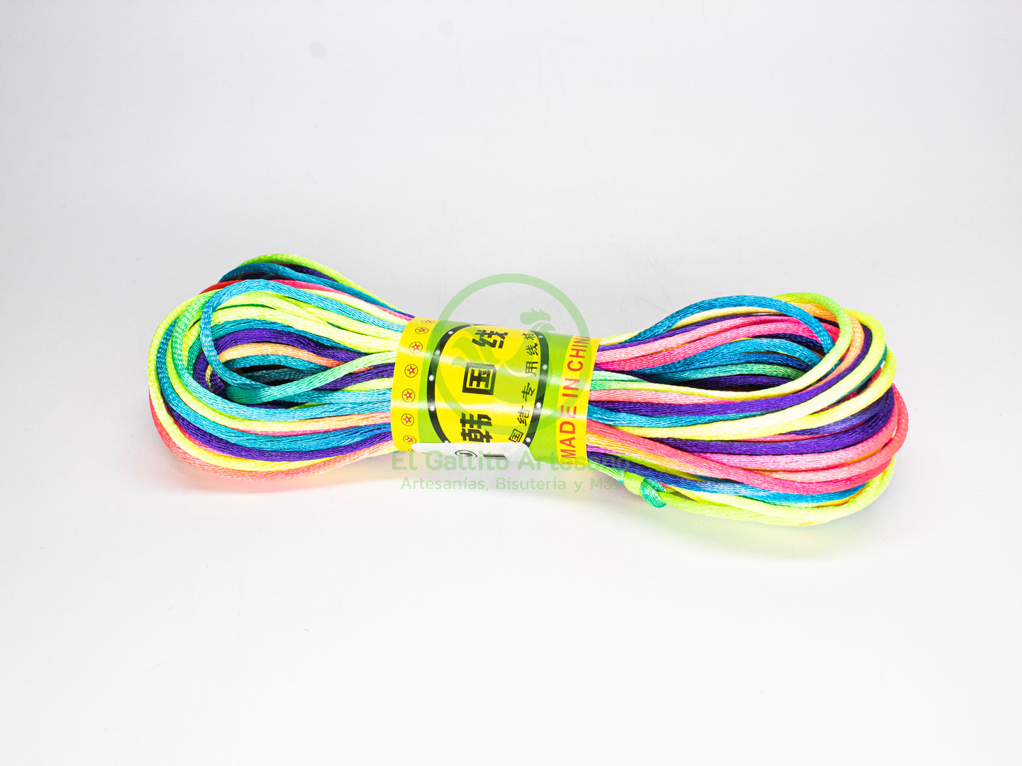 Cola De Rata - Rollo de 20 mts 2mm Multicolores