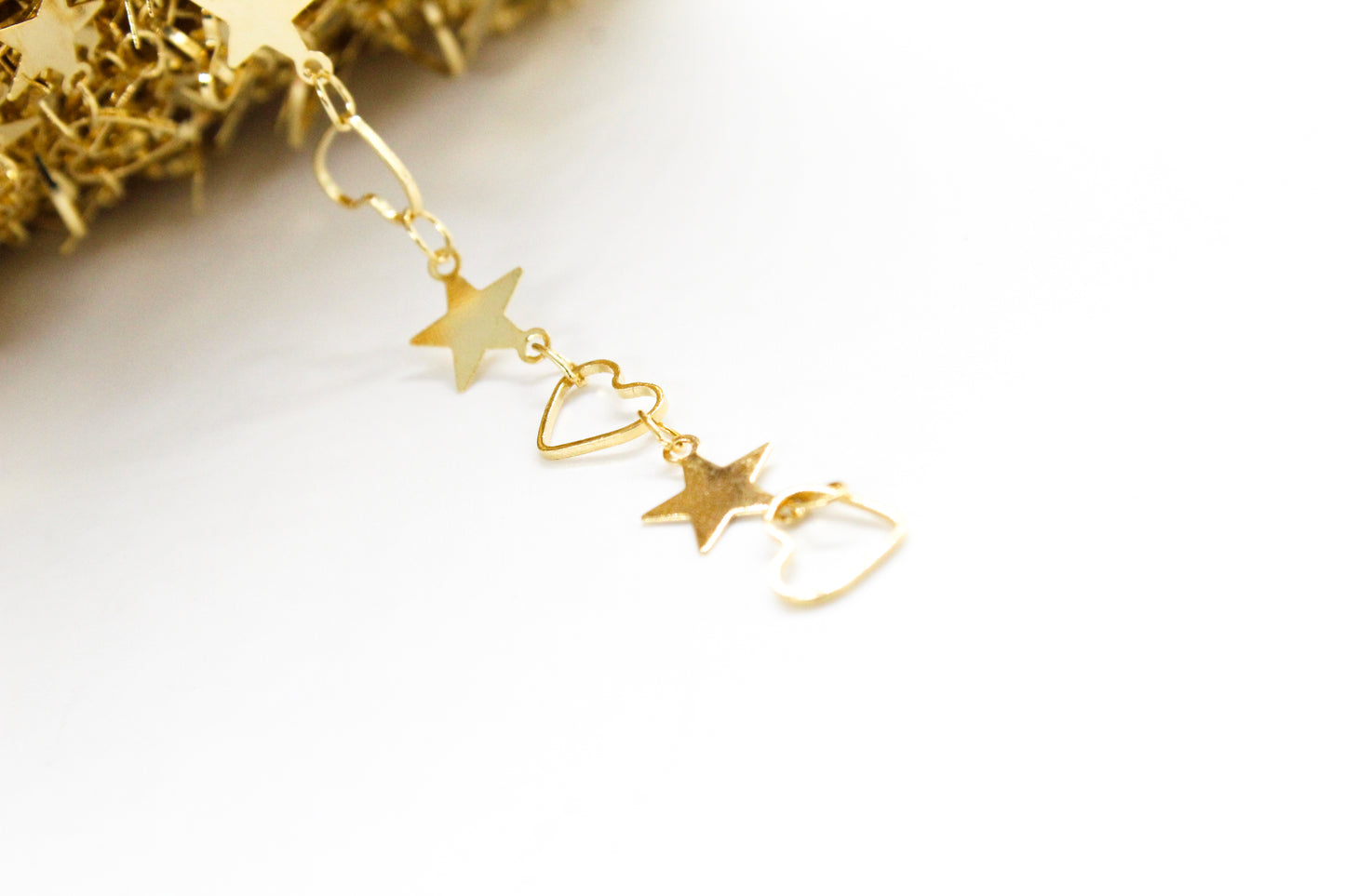 Cadena GRM Estrella y Corazón 6mm