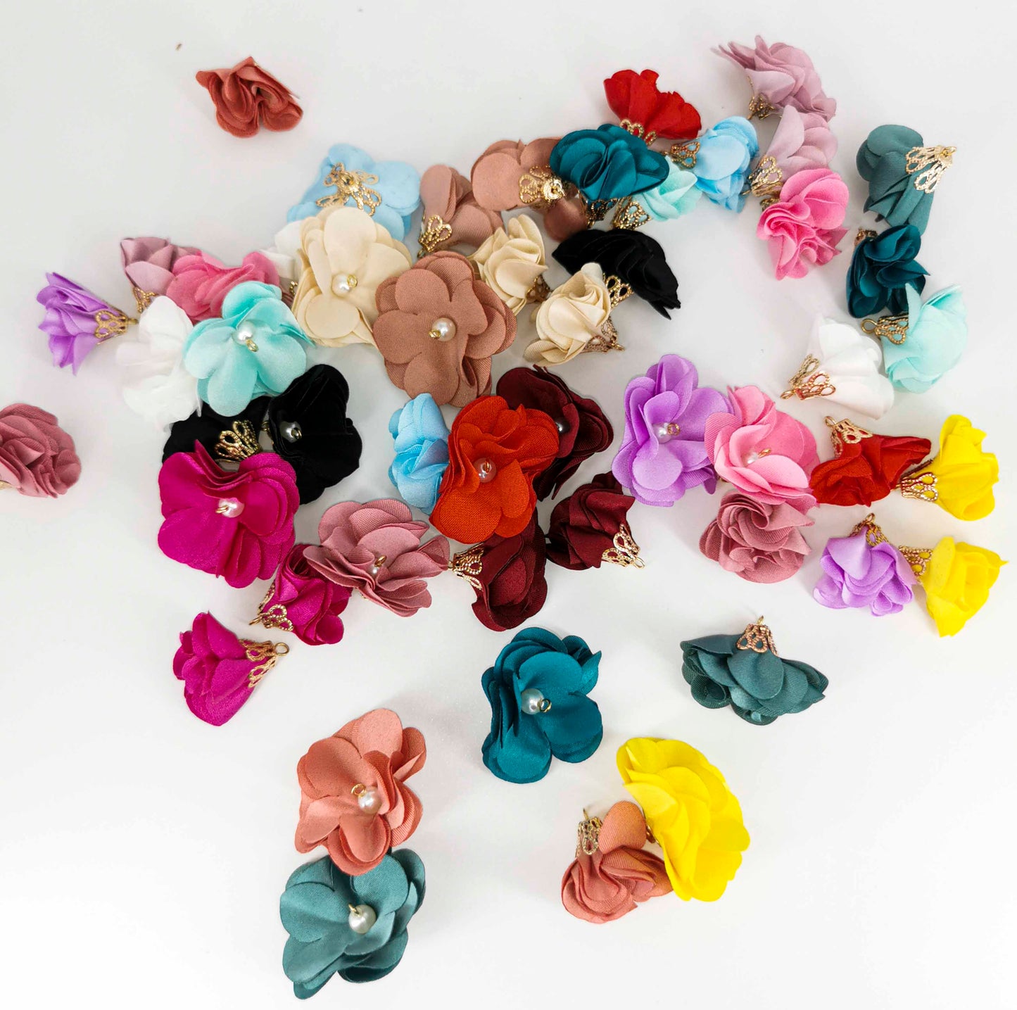 Flor Tela  | Colores - DOCENA