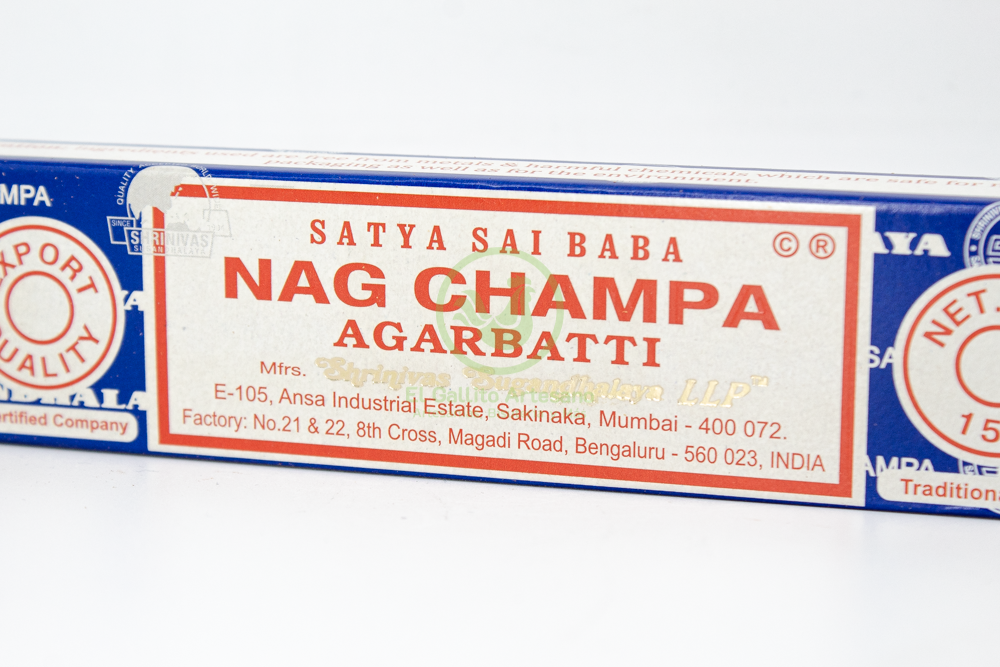 Incienso Nag Champa (Satya Sai Baba 15gr)